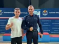Oleśnicki policjant na podium mistrzostw Polski. Eryk Maciaczyk wywalczył brąz w kickboxingu