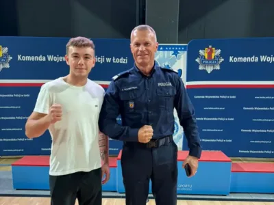 Oleśnicki policjant na podium mistrzostw Polski. Eryk Maciaczyk wywalczył brąz w kickboxingu