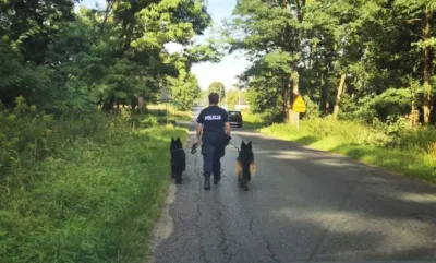 Przeszły z Opolszczyzny pod Bierutów i opadły z sił w lesie. Niezwykła interwencja policjantki