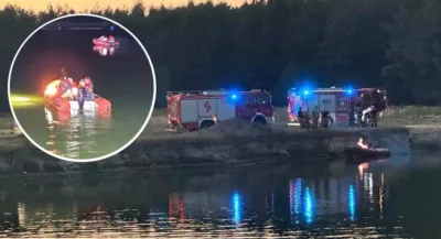 Akcja poszukiwawcza w Sątoku chwilowo wstrzymana. Mężczyzny nadal nie odnaleziono