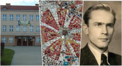 Szkło z huty i potłuczone umywalki. Niezwykła historii mozaik na sycowskiej szkole