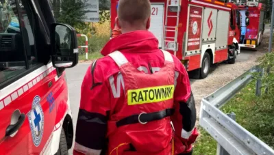 Dramat na terenie piaskowni w Sątoku. Policja: To prawdopodobnie nieszczęśliwy wypadek