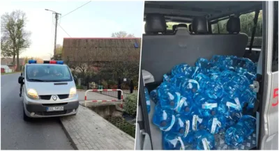 Trwa walka ze skutkami awarii wodociągu. Woda dowożona cysternami do czterech wsi