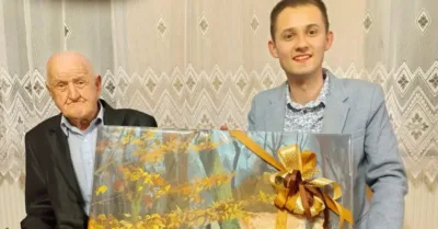 Edward Kulik, najstarszy mieszkaniec Siekierowic, świętował wyjątkowy jubileusz